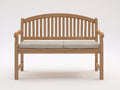 Panche da giardino - Legno-Tessuto - 148x57x89 cm - Naturale-Beige - Tradizionale