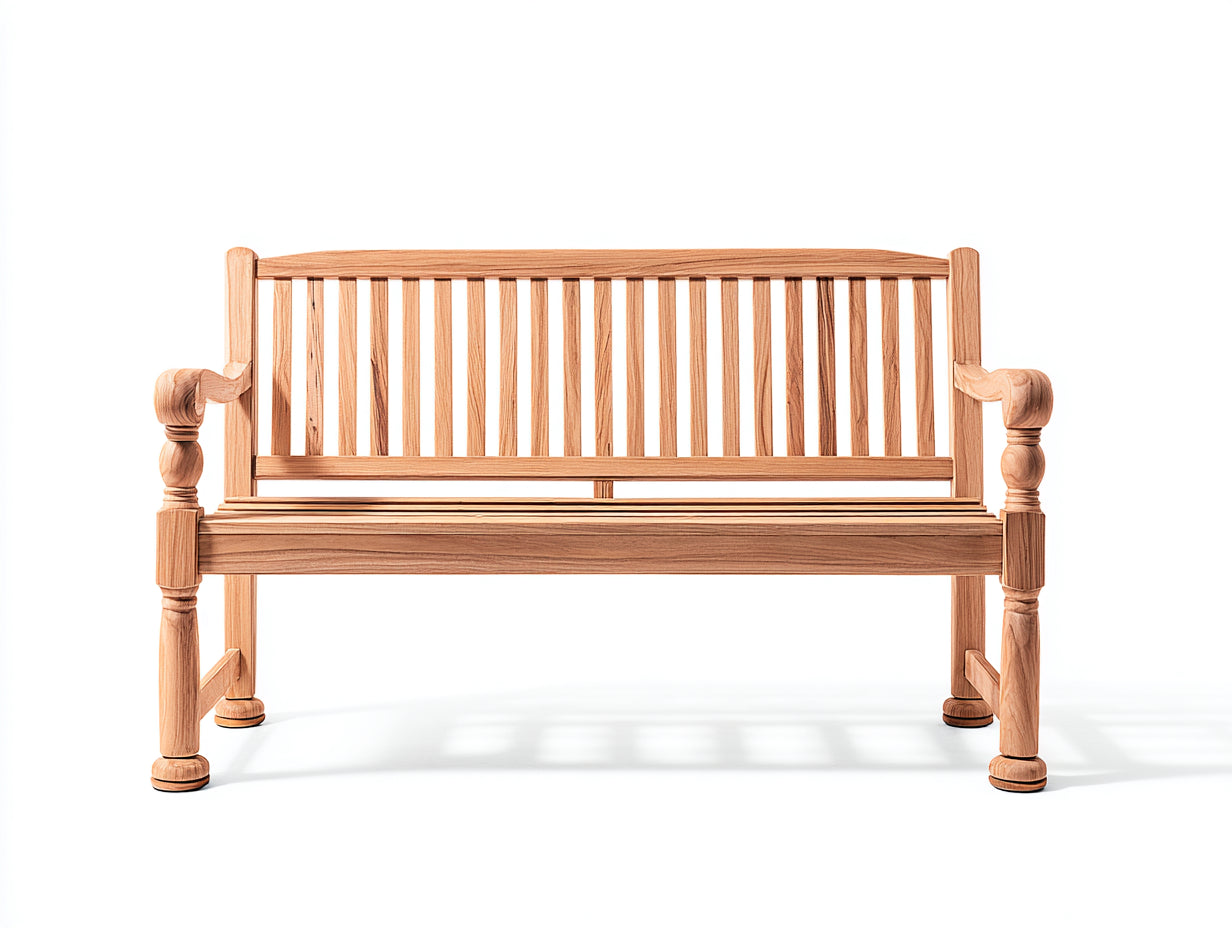 Panche da giardino - Legno - 145x54x85 cm - Naturale - Coloniale