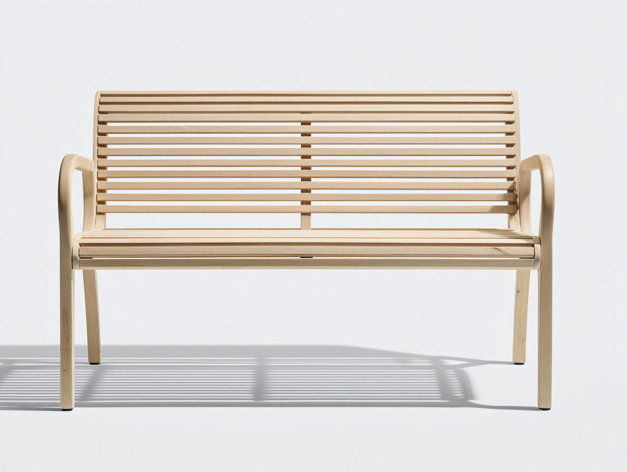 Panche da giardino - Legno - 152x58x86 cm - Naturale - Classico