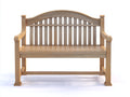 Panche da giardino - Legno - 146x56x91 cm - Naturale - Classico
