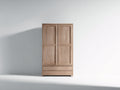 Armadio-Legno ingegnerizzato-108x54x184 cm-Rovere cenere-Stile classico